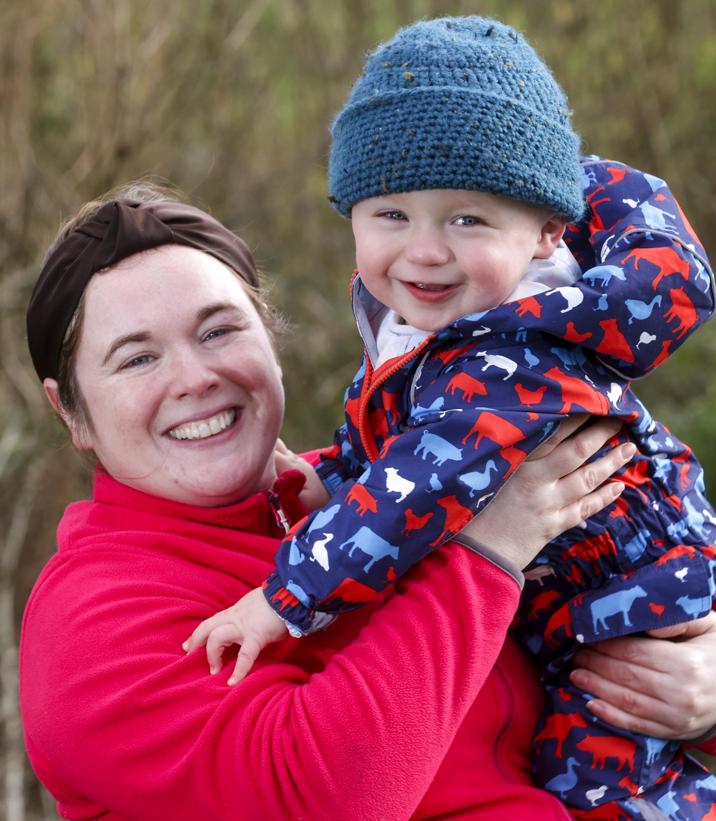 Joanne McNulty with Finn.