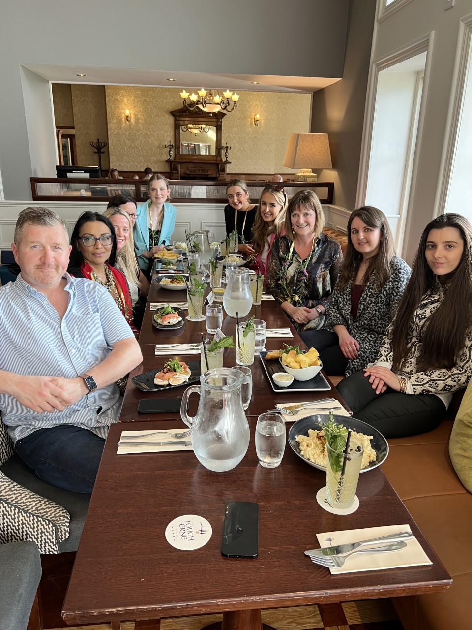 Invited guests including press and social media influencers from across Northern Ireland celebrating Songkran, Thai New Year at the Lough Erne Resort.