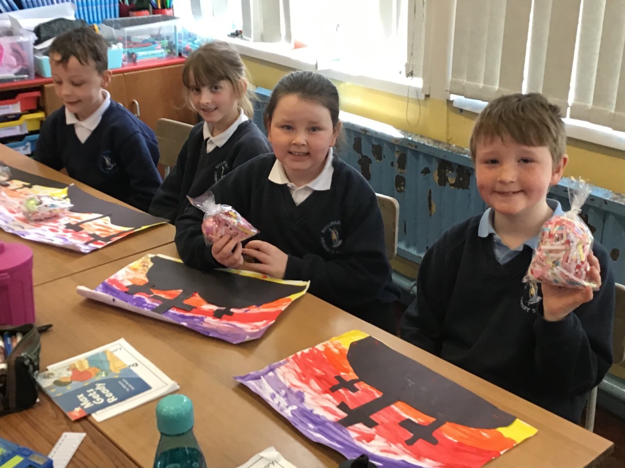 Children at Ballinamallard Primary School.