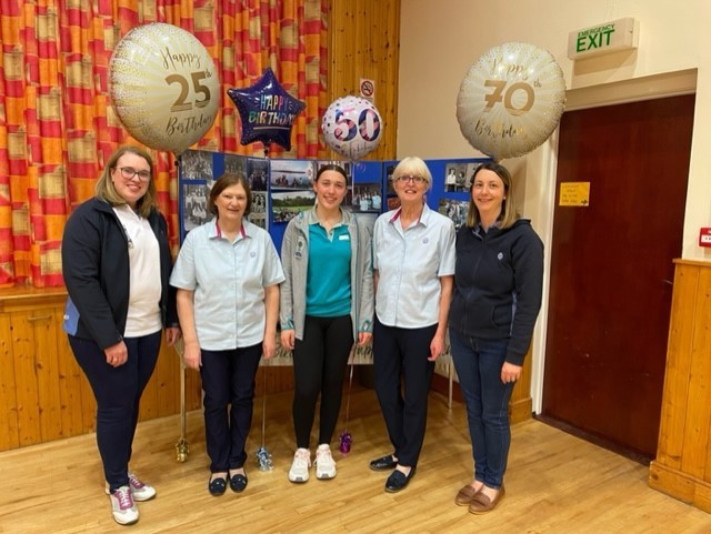 Some of the current leaders in Tempo Guiding: Karen McAlister, Rosemary Whiteman, Molly McAlister, Carole Graham and Jayne Veitch.